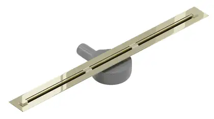 Трап для душа MEXEN FLAT 360° SUPER SLIM GOLD золотой 130 см (MEX-1551130)