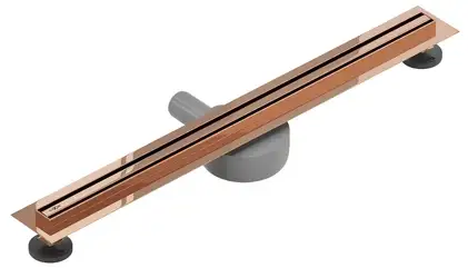 Трап для душа MEXEN FLAT 360° SLIM ROSE GOLD розовое золото 110 см (MEX-1641110)