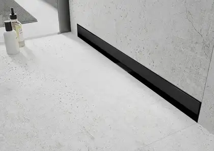 Трап для душа MEXEN FLAT WALL 2в1 настенный BLACK черный 70 см (MEX-1730070)