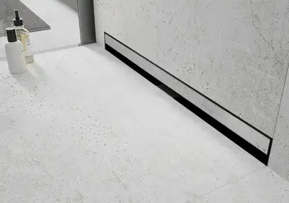 Трап для душа MEXEN FLAT WALL 2в1 настенный BLACK черный 70 см (MEX-1730070)