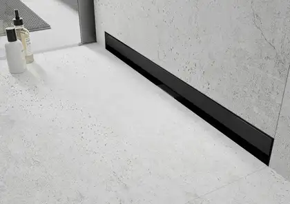 Трап для душа MEXEN FLAT WALL 2в1 настенный BLACK черный 100 см (MEX-1730100)
