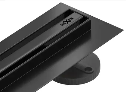 Трап для душа MEXEN FLAT 360° SLIM BLACK черный 80 см (MEX-1741080)