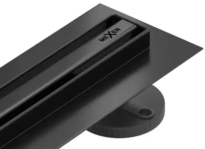 Трап для душа MEXEN FLAT 360° SLIM BLACK черный 150 см (MEX-1741150) Трап для душа MEXEN FLAT 360° SLIM BLACK черный 150 см (MEX-1741150)