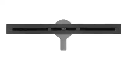 Трап для душа MEXEN FLAT 360° SUPER SLIM BLACK черный 160 см (MEX-1751160)