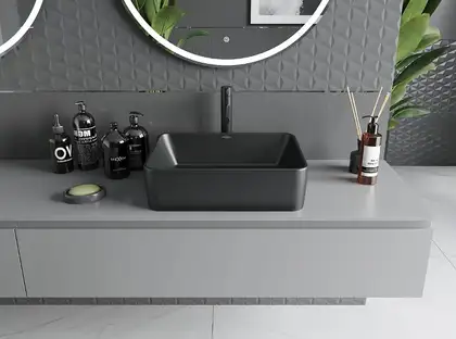 Умывальник (раковина) MEXEN CATIA BLACK MATT (MEX-21314885)
