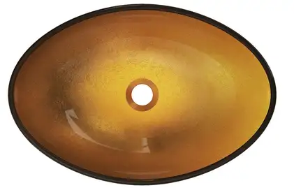 Умывальник (раковина) MEXEN SONIA 54 GOLD накладной (MEX-24145450)