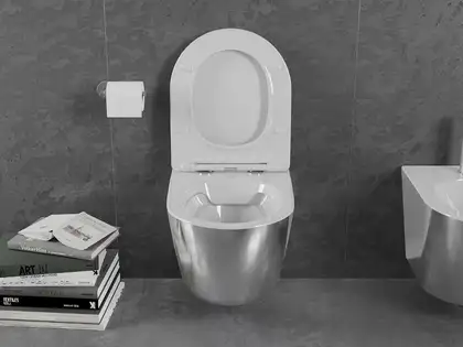 Подвесной унитаз MEXEN LENA SILVER WHITE (MEX-30224004)