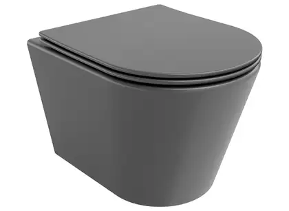Подвесной унитаз MEXEN RICO DARK GREY MATT (MEX-30724071)