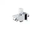 Душевая система с изливом и термостатом CORSAN ANGO 25 CHROME + BOX скрытого монтажа (ZA25TCHW)
