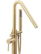 Смеситель для ванны REA  ARAS BRUSHED GOLD напольный (REA-B2719)