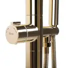 Смеситель для ванны REA CLARK GOLD золотой напольный (REA-B5302)