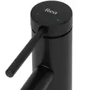 Смеситель для раковины (умывальника) REA FOSS BLACK черный низкий (REA-B5317)