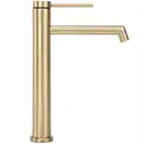 Смеситель для раковины (умывальника) REA FOSS BRUSHED GOLD золотой матовый высокий (REA-B5319)