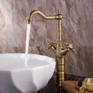 Смеситель для кухни REA RUSTICO BRUSHED GOLD золотой матовый (REA-B5521)