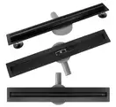 Rea Neox 60 Slim PRO BLACK Трап для душу, чорний (REA-G2700)