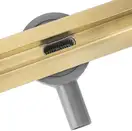 Трап для душа REA NEOX 70 PRO GOLD золотой (REA-G2718)