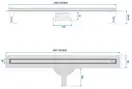 Трап для душа REA NEOX 70 PRO GOLD золотой (REA-G2718)