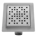 Трап для душа REA DOTS 12x12 NICKIEL BRUSHED (REA-G6202)