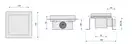 Трап для душа REA DOTS 15x15 NICKIEL BRUSHED (REA-G6203)