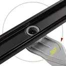 Трап для душа REA NEOX 80 SUPERFLOW BLACK черный (REA-G7807)