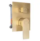 Душевая система REA MOBY BRUSHED GOLD + BOX скрытого монтажа (REA-P2403)