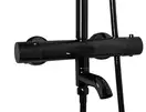 Душевой гарнитур REA LUNGO BLACK GLOSSY с термостатом и изливом (REA-P8763)