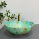 VBI Parma Marble Green Matt Умивальник, зелений (VBI-011003)
