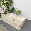 VBI ARABBA M Умивальник накладний, BEIGE STONE (VBI-013504)