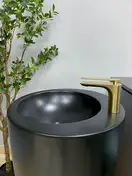 VBI Agropoli Black Matt Умивальник підлоговий, чорний матовий (VBI-019004)