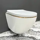 VBI VULCANO GOLD EDGE Підвісний унітаз (VBI-020402)