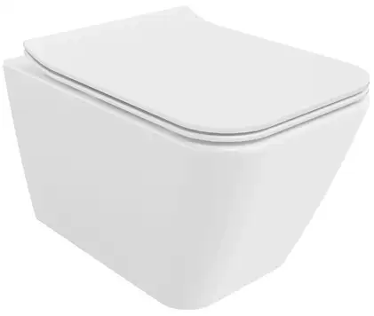 Подвесной унитаз MEXEN CUBE WHITE белый (MEX-30924000)