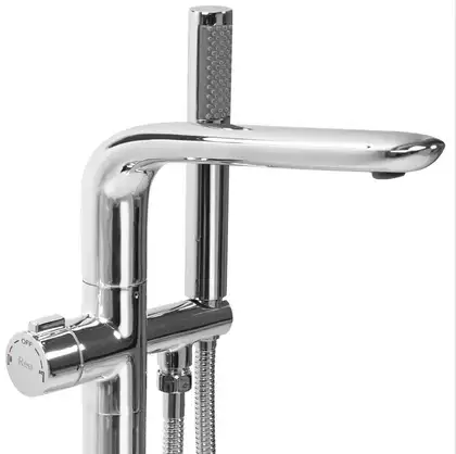 Смеситель для ванны REA CLARK CHROME хром напольный (REA-B5301)
