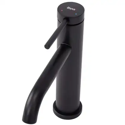 Rea Clif Black Змішувач для раковини, чорний (REA-B5321)