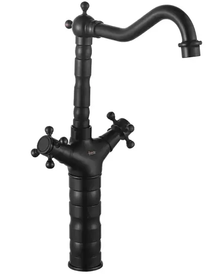 Смеситель для кухни REA RUSTICO BLACK черный (REA-B5520)