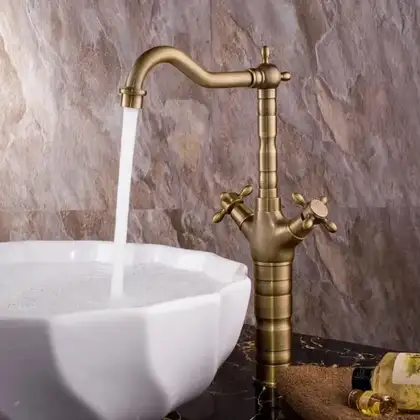 Смеситель для кухни REA RUSTICO BRUSHED GOLD золотой матовый (REA-B5521)