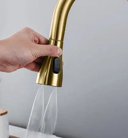 Смеситель для кухни REA CONOR BRUSHED GOLD матовое золото (REA-B6312)