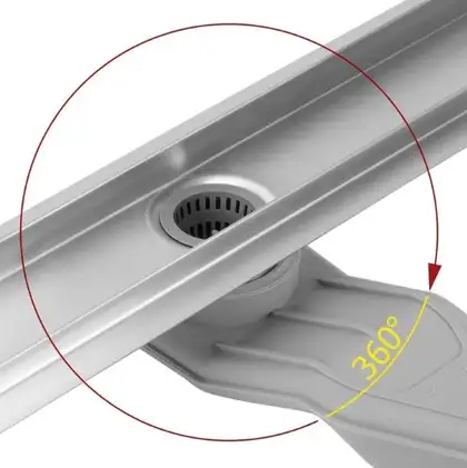 Rea Neox 90 Superflow Трап для душу, матова сталь (REA-G2708)