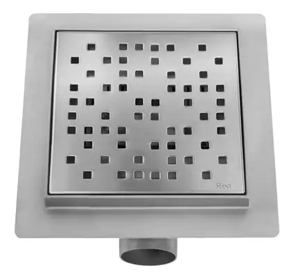 Трап для душа REA DOTS 15x15 NICKIEL BRUSHED (REA-G6203) Трап для душа REA DOTS 15x15 NICKIEL BRUSHED (REA-G6203)