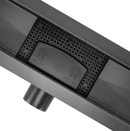 Трап для душа REA NEOX 60 BLACK черный (REA-G6601)