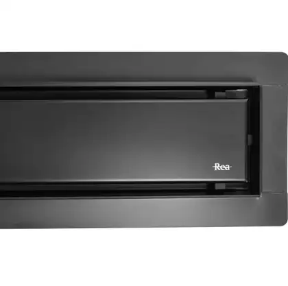 Трап для душа REA NEOX 60 BLACK черный (REA-G6601)