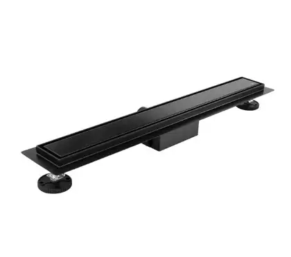 Трап для душа REA NEOX 70 BLACK черный (REA-G6602)