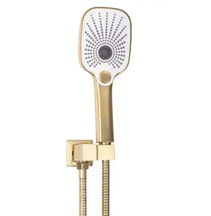 Душевая система REA MOBY BRUSHED GOLD + BOX скрытого монтажа (REA-P2403)