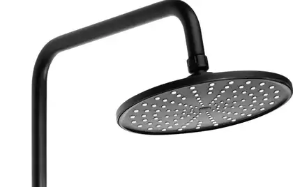 Душевой гарнитур REA SALTON BLACK черный с изливом (REA-P2409)