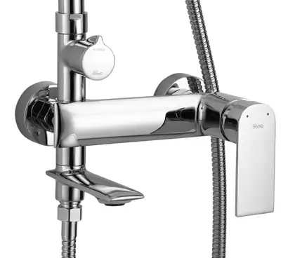 Душевой гарнитур REA VENETA CHROME хром с изливом (REA-P7843) Душевой гарнитур REA VENETA CHROME хром с изливом (REA-P7843)