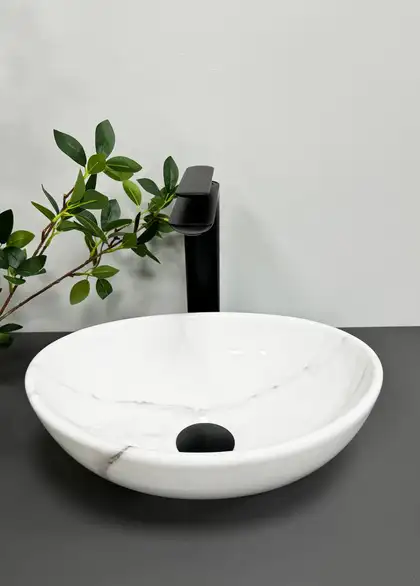 VBI Parma S Marble Nature Glossy Умивальник, глянцевий (VBI-011002) VBI Parma S Marble Nature Glossy Умивальник, глянцевий (VBI-011002)