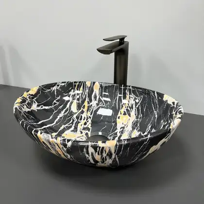 VBI PARMA Умивальник накладний, Black Opal (VBI-011008)