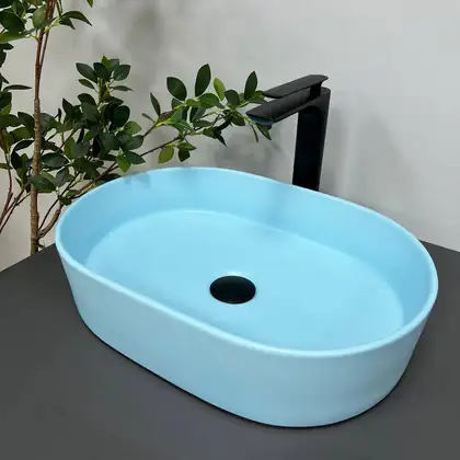 VBI VERONA 50 BLUE MATT Умивальник, синій матовий (VBI-011321)