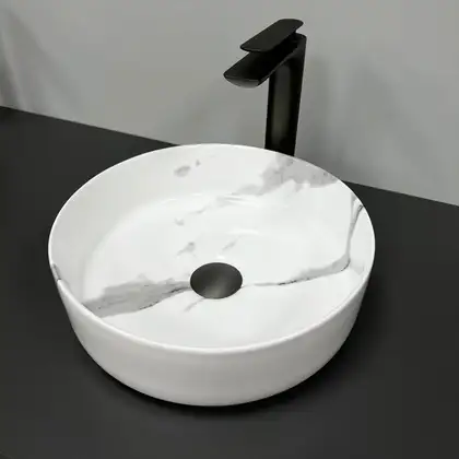VBI Prato Marble Nature Умивальник накладний, мармур глянець (VBI-011404)