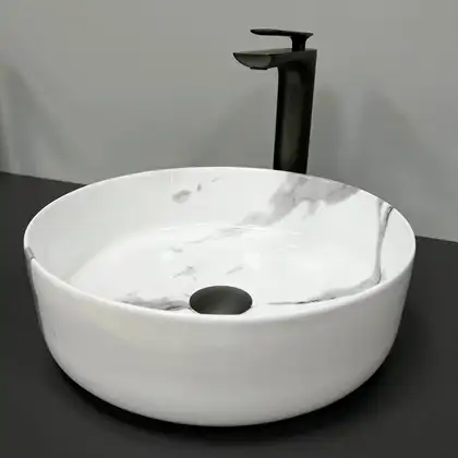VBI Prato Marble Nature Умивальник накладний, мармур глянець (VBI-011404)