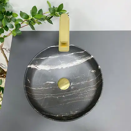 VBI PRATO Умивальник накладний, Black Onyx (VBI-011406)